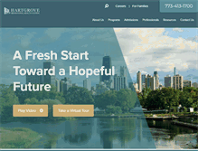 Tablet Screenshot of hartgrovehospital.com